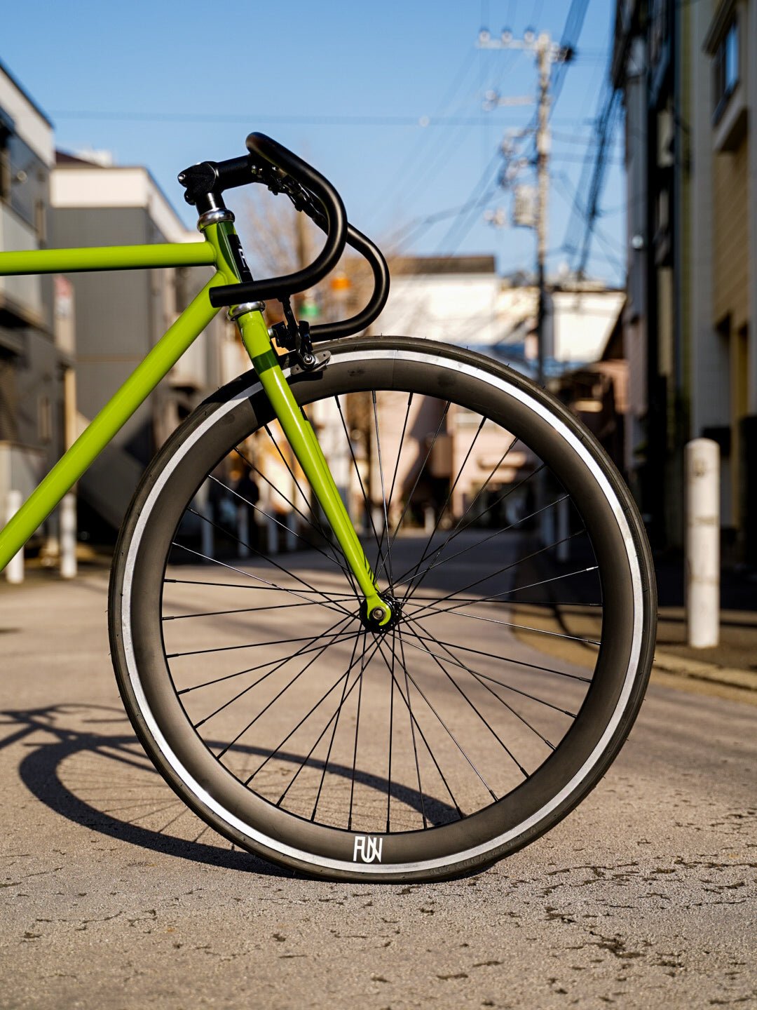 【FUN】ANGUS FLAT Complete Bike - Gloss Green - LINKEY CYCLE【FUN】ANGUS FLAT Complete Bike - Gloss Green - 