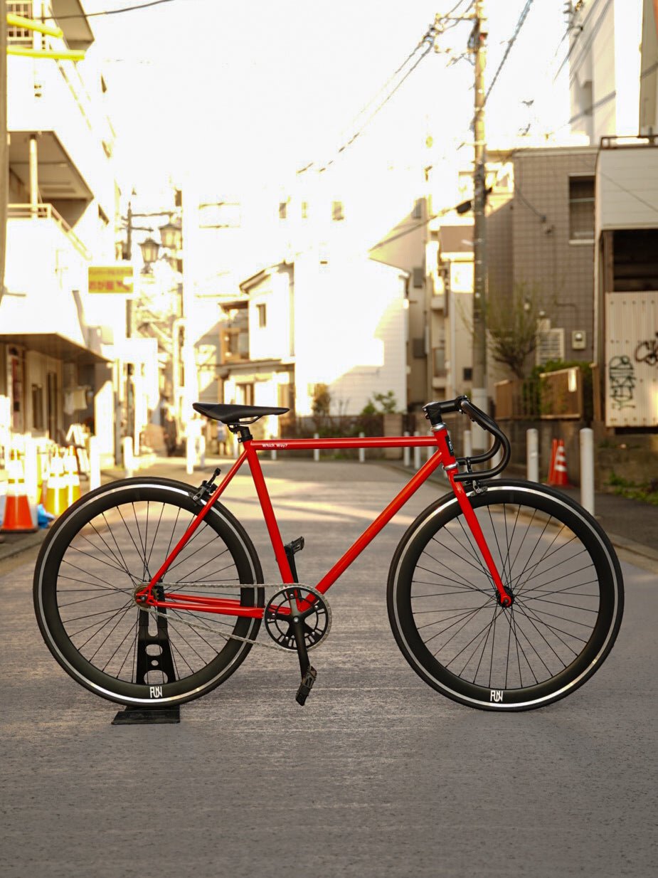 【FUN】ANGUS FLAT Complete Bike -Gloss Red - LINKEY CYCLE【FUN】ANGUS FLAT Complete Bike -Gloss Red-