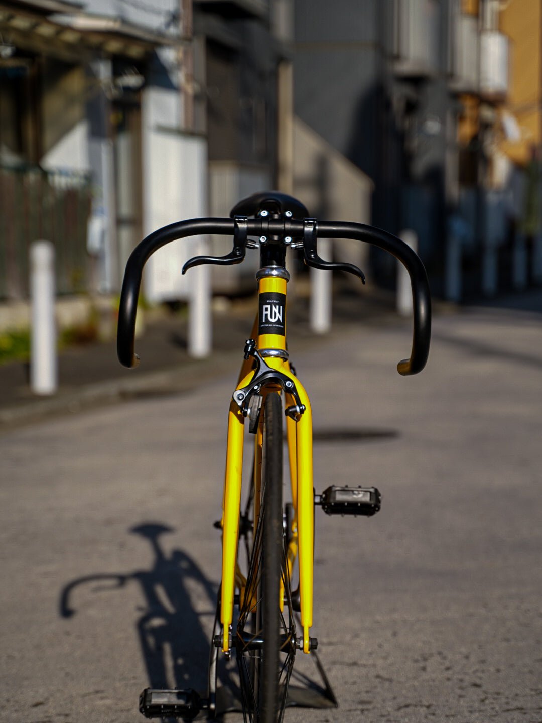 【FUN】ANGUS FLAT Complete Bike - Gloss Yellow - LINKEY CYCLE【FUN】ANGUS FLAT Complete Bike - Gloss Yellow - 