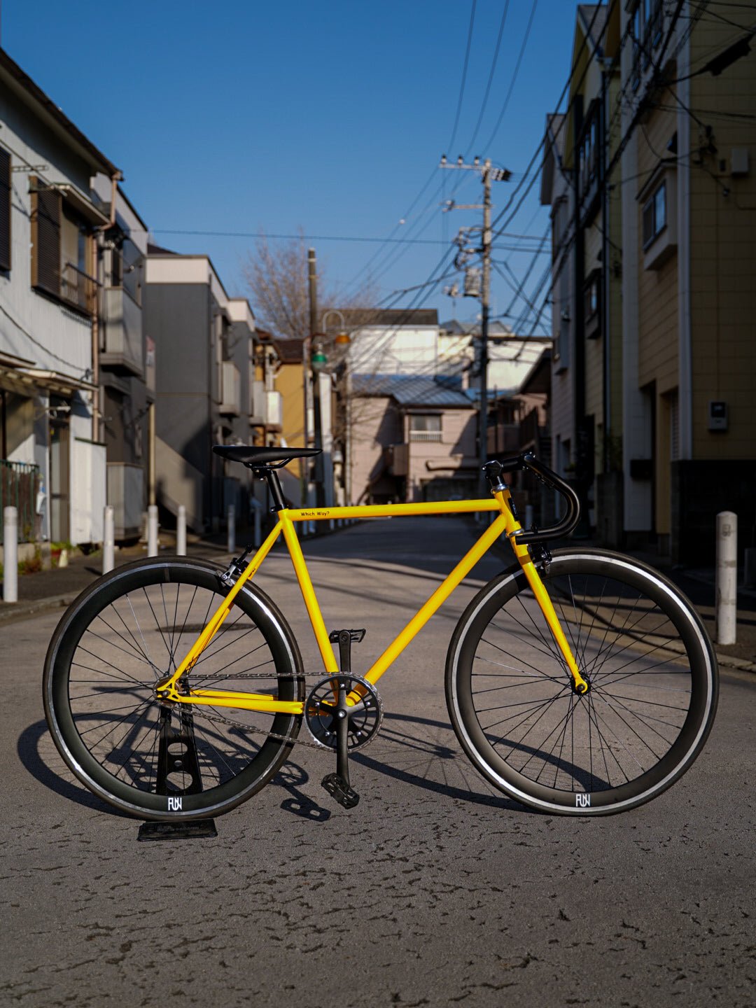 【FUN】ANGUS FLAT Complete Bike - Gloss Yellow - LINKEY CYCLE【FUN】ANGUS FLAT Complete Bike - Gloss Yellow - 