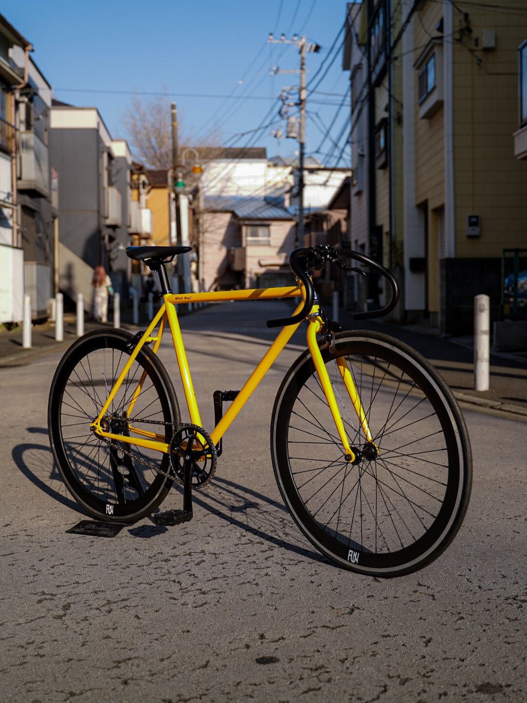 【FUN】ANGUS FLAT Complete Bike - Gloss Yellow - LINKEY CYCLE【FUN】ANGUS FLAT Complete Bike - Gloss Yellow - 