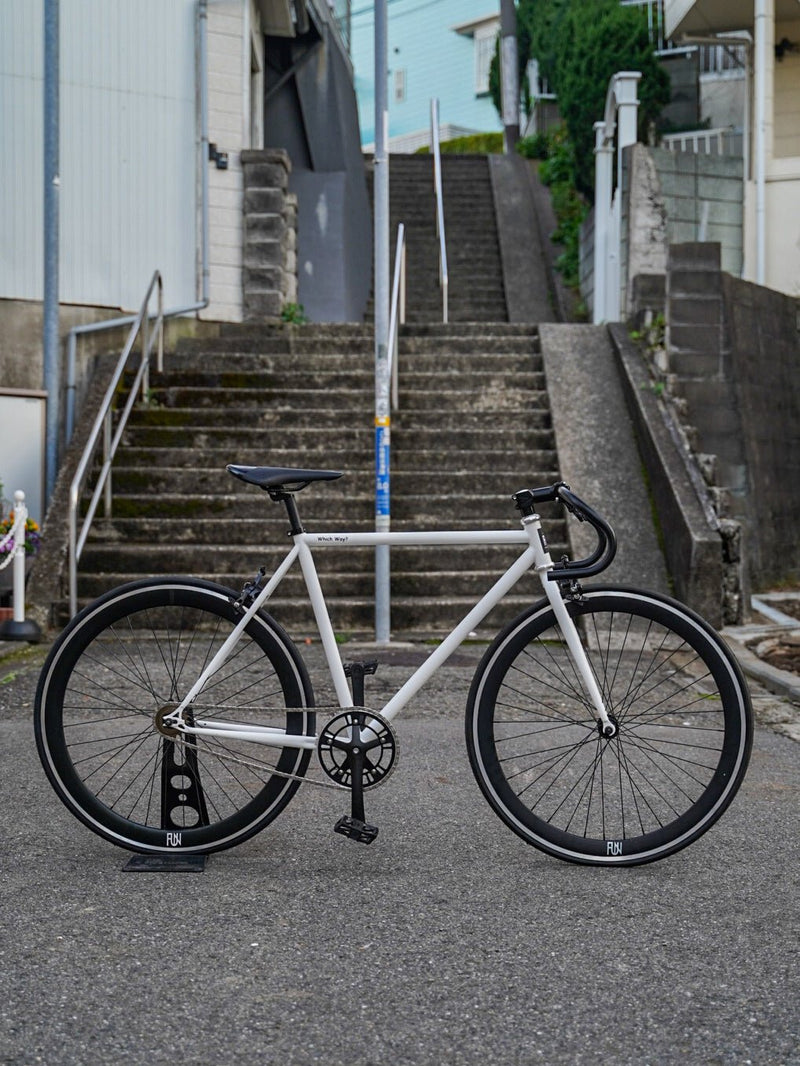 【FUN】ANGUS FLAT Complete Bike - Mat White - LINKEY CYCLE【FUN】ANGUS FLAT Complete Bike - Mat White - 