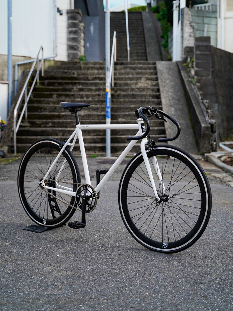【FUN】ANGUS FLAT Complete Bike - Mat White - LINKEY CYCLE【FUN】ANGUS FLAT Complete Bike - Mat White - 