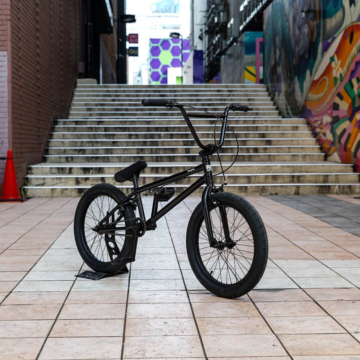 【FUN】BMX20 NAUGHTY Complete Bike -black - LINKEY CYCLE【FUN】BMX20 NAUGHTY Complete Bike -black-