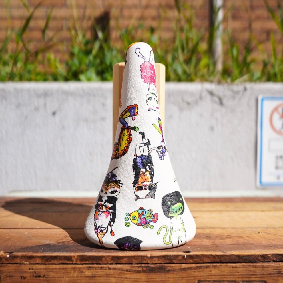 【FUN】EMILY Saddle - white - LINKEY CYCLE【FUN】EMILY Saddle - white -