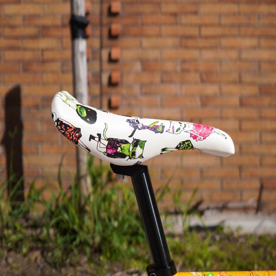 【FUN】EMILY Saddle - white - LINKEY CYCLE【FUN】EMILY Saddle - white -