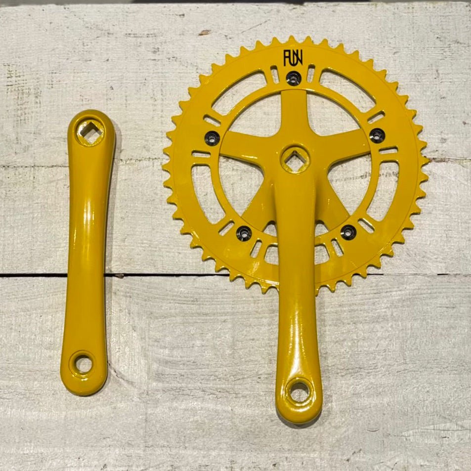 【FUN】MARC Crank - yellow - LINKEY CYCLE【FUN】MARC Crank - yellow -