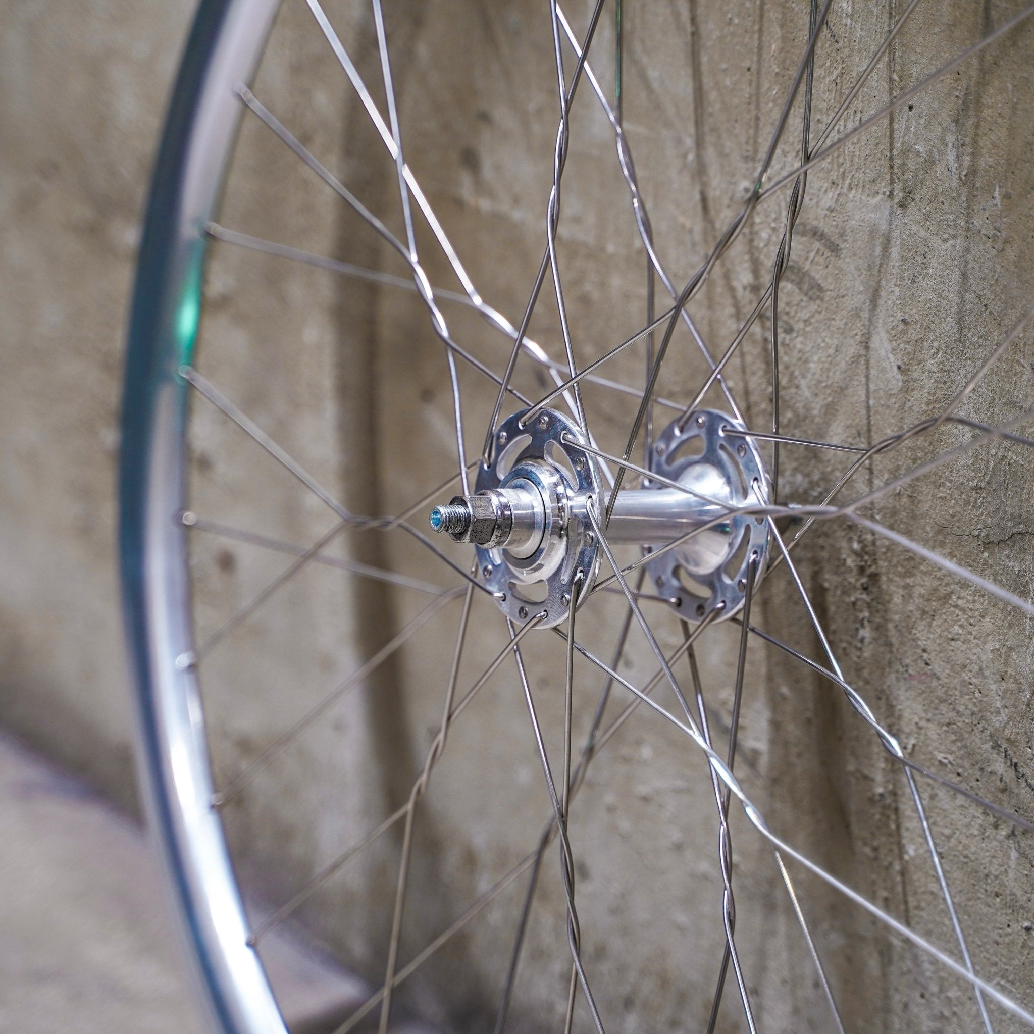 【FUN】NARROW MORANBONG Custom Front Wheel - Silver - LINKEY CYCLE【FUN】NARROW MORANBONG Custom Front Wheel - Silver - 