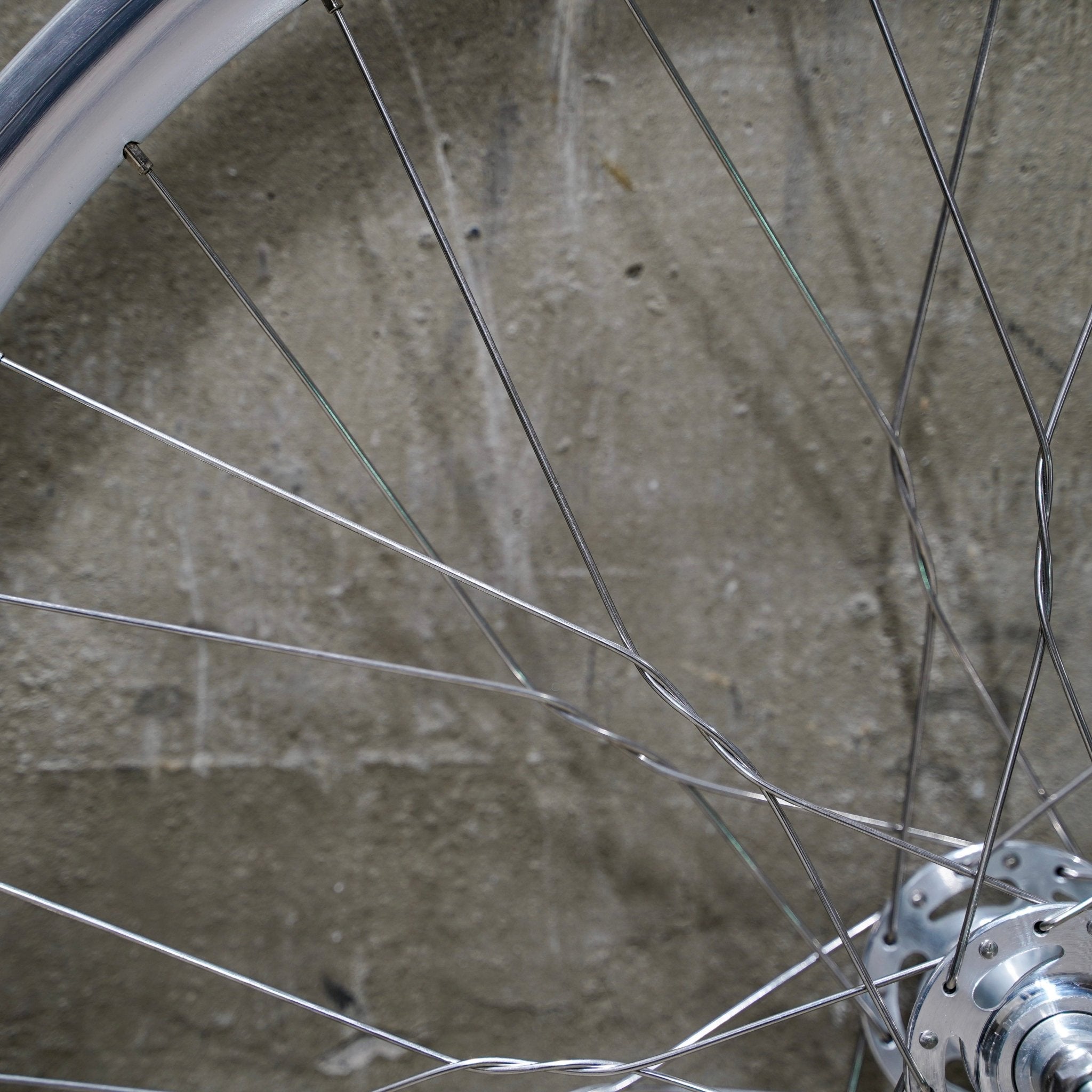 【FUN】NARROW MORANBONG Custom Front Wheel - Silver - LINKEY CYCLE【FUN】NARROW MORANBONG Custom Front Wheel - Silver - 