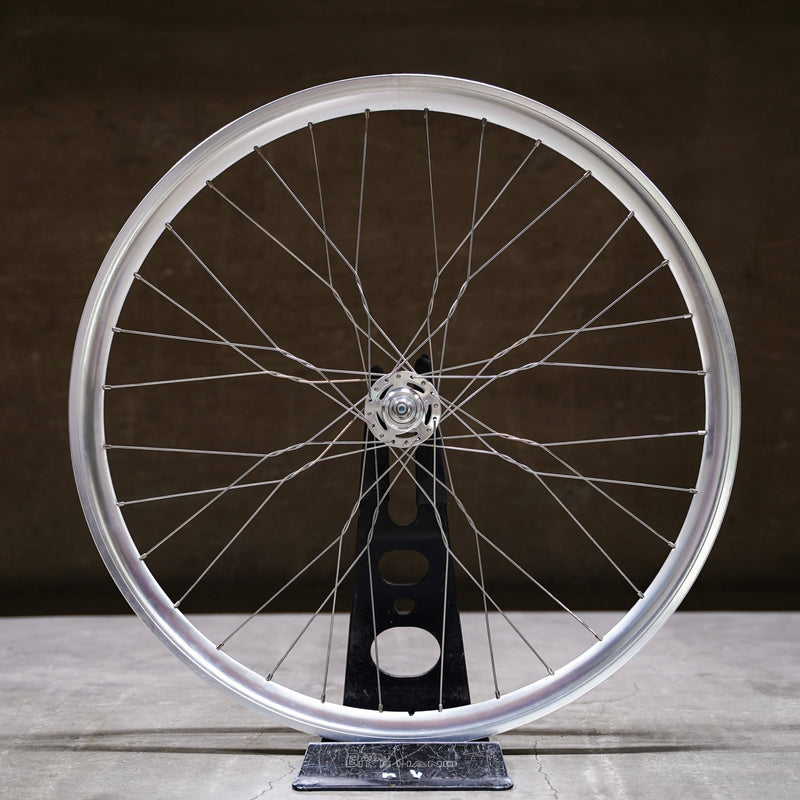 【FUN】NARROW MORANBONG Custom Front Wheel - Silver - LINKEY CYCLE【FUN】NARROW MORANBONG Custom Front Wheel - Silver - 
