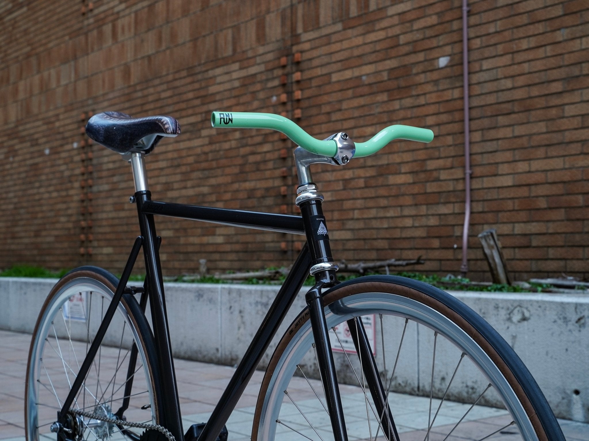【FUN】PARK RISER Handle - Light green - LINKEY CYCLE【FUN】PARK RISER Handle - Light green - 