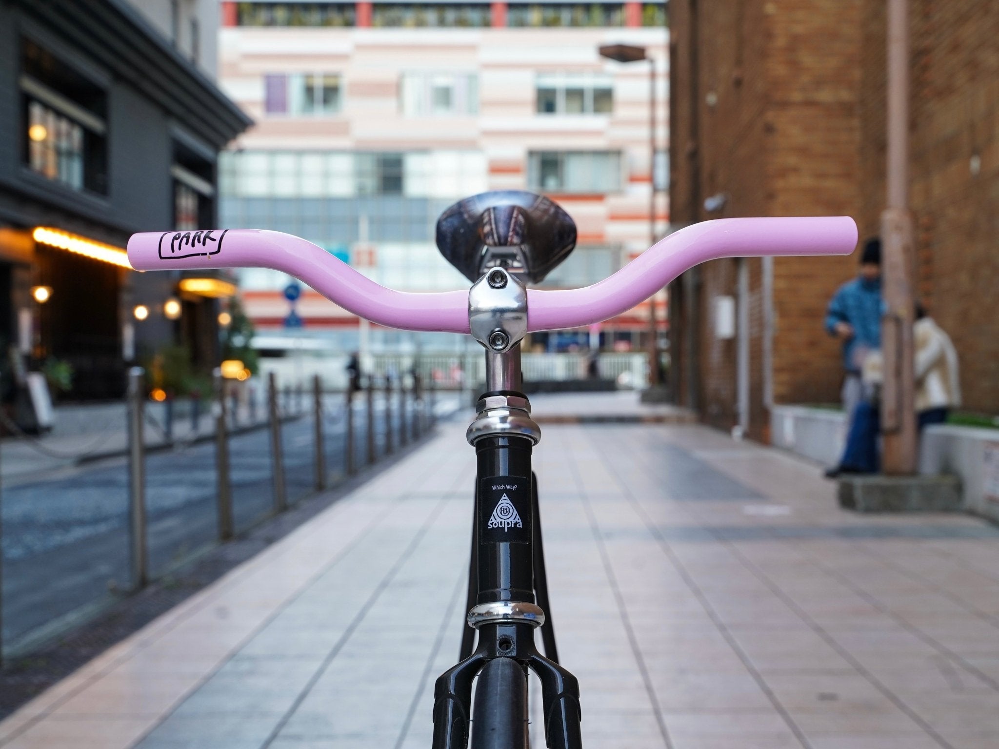 【FUN】PARK RISER Handle - Light pink - LINKEY CYCLE【FUN】PARK RISER Handle - Light pink - 