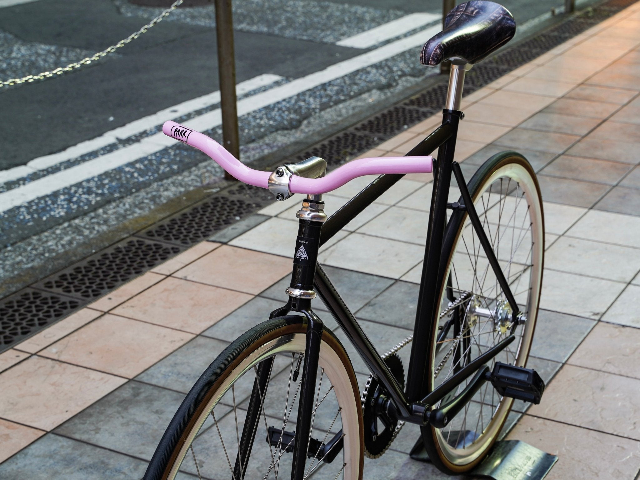 【FUN】PARK RISER Handle - Light pink - LINKEY CYCLE【FUN】PARK RISER Handle - Light pink - 