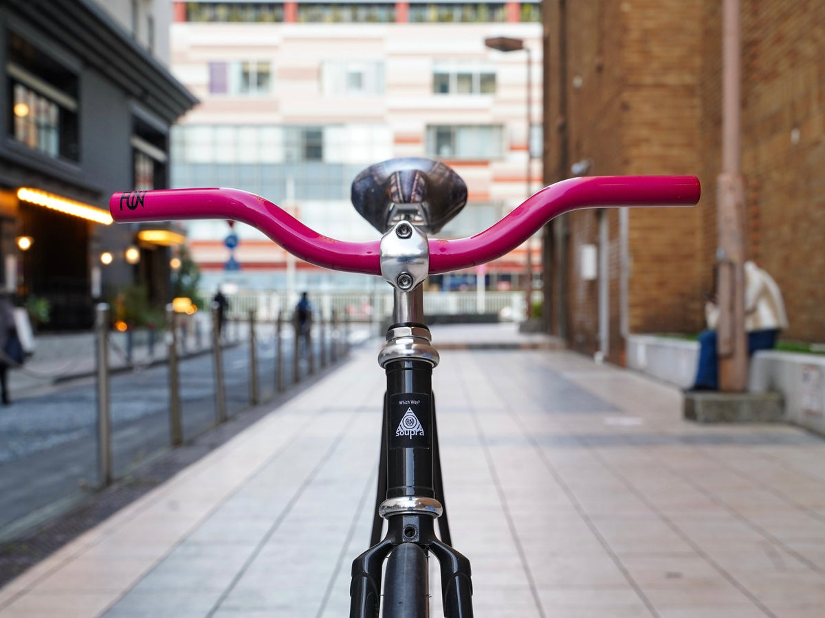【FUN】PARK RISER Handle - Rose pink - LINKEY CYCLE【FUN】PARK RISER Handle - Rose pink - 