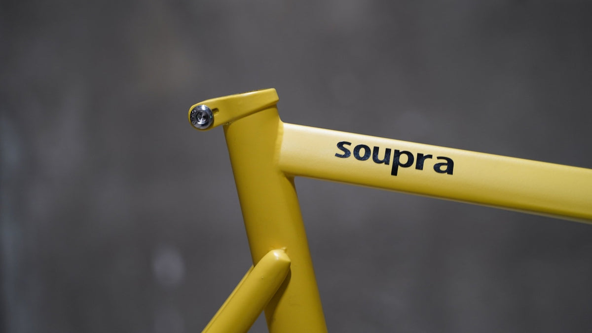 【FUN】SOUPRA Frame -Mat Yellow - LINKEY CYCLE【FUN】SOUPRA Frame -Mat Yellow-