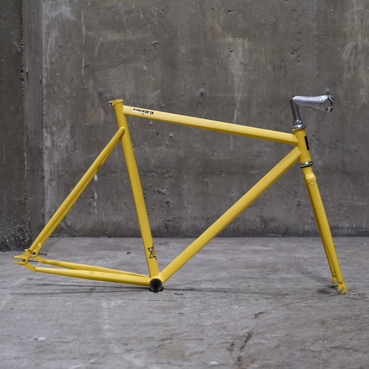 【FUN】SOUPRA Frame -Mat Yellow - LINKEY CYCLE【FUN】SOUPRA Frame -Mat Yellow-