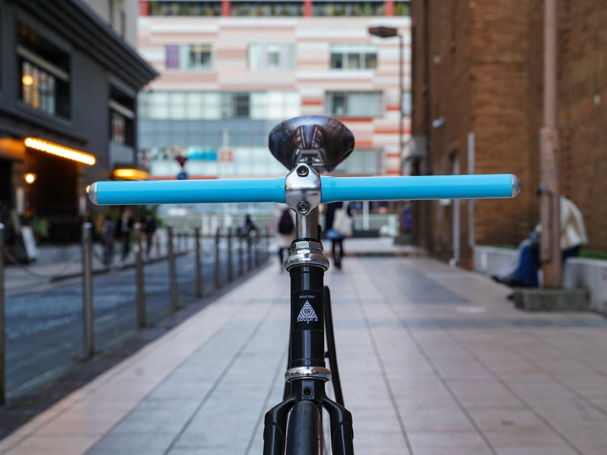 【FUN】STRAIGHT Handle -Light blue - LINKEY CYCLE【FUN】STRAIGHT Handle -Light blue-
