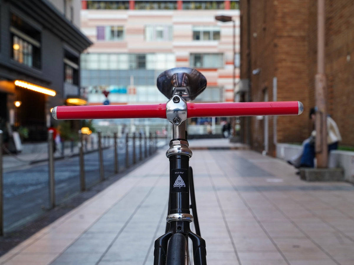 【FUN】STRAIGHT Handle -Red - LINKEY CYCLE【FUN】STRAIGHT Handle -Red-