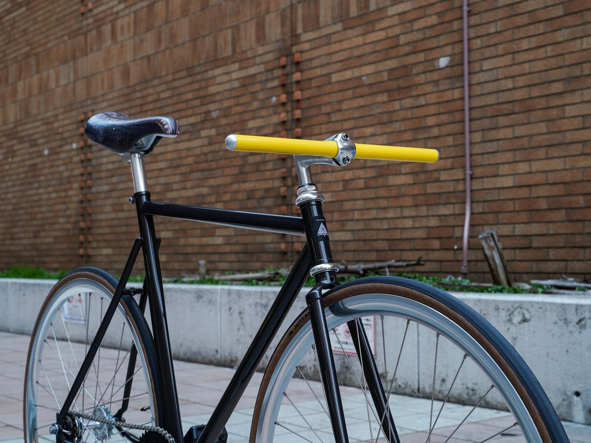 【FUN】STRAIGHT Handle - Yellow - LINKEY CYCLE【FUN】STRAIGHT Handle - Yellow - 
