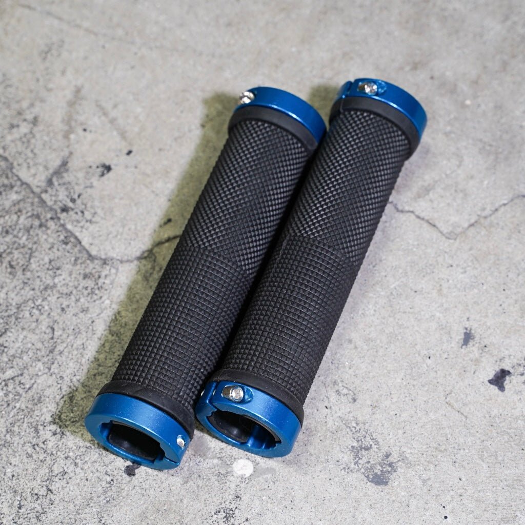 【LINKEY】Lock - on Grip - Blue - LINKEY CYCLE【LINKEY】Lock - on Grip - Blue -