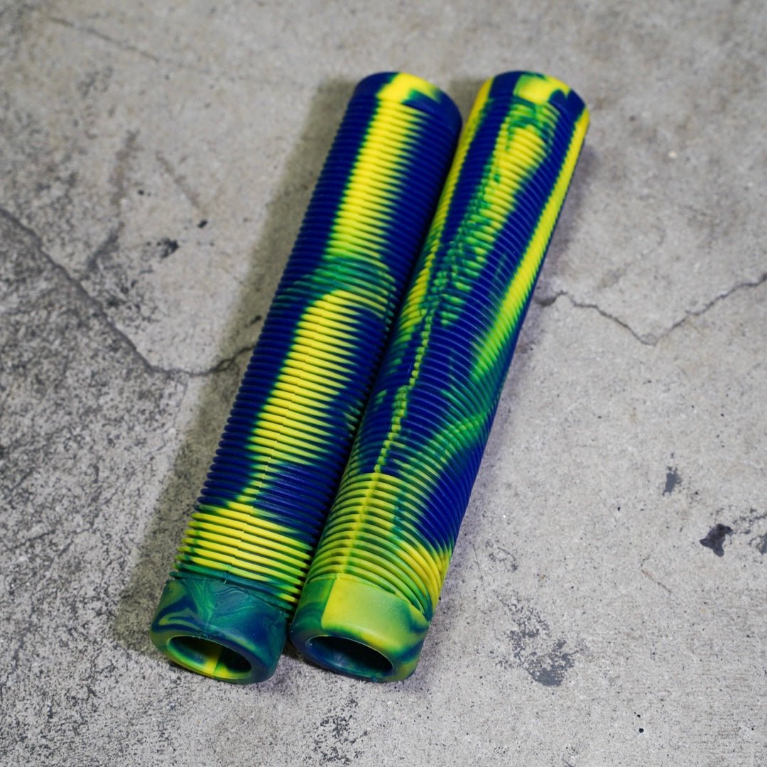 【LINKEY】MARBLE Grip - Blue/Yellow - LINKEY CYCLE【LINKEY】MARBLE Grip - Blue/Yellow -