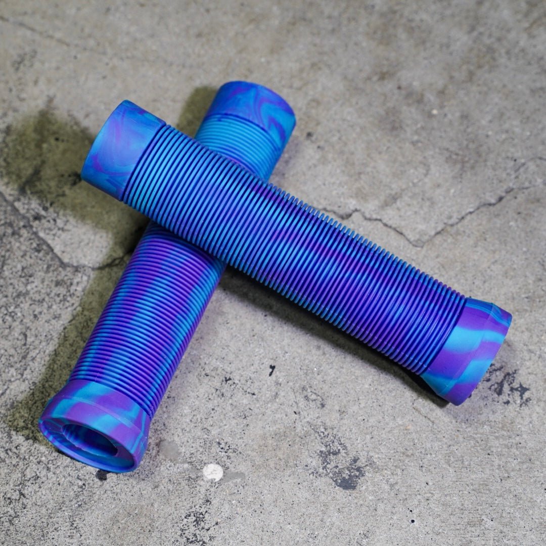 【LINKEY】MARBLE Grip - light blue/purple - LINKEY CYCLE【LINKEY】MARBLE Grip - light blue/purple -