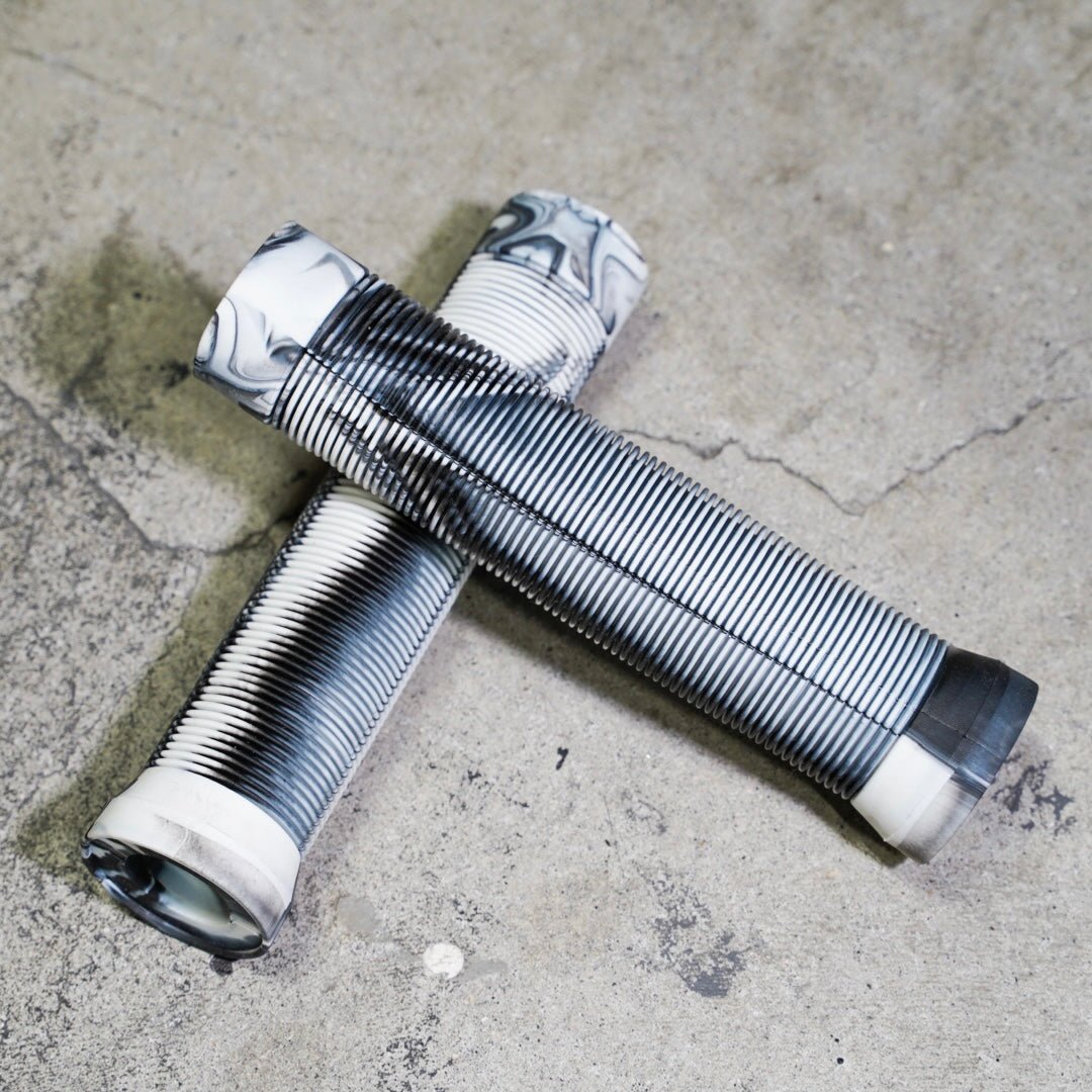 【LINKEY】MARBLE Grip - White/Black - LINKEY CYCLE【LINKEY】MARBLE Grip - White/Black -