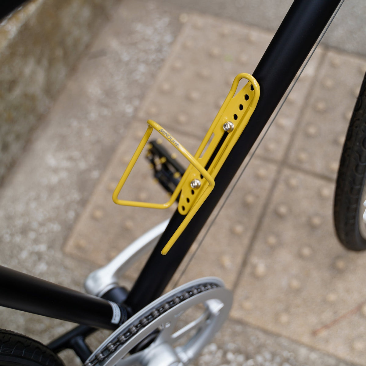 【MINOURA】SLIDE MOUNT Bottle Cage -Mastard - LINKEY CYCLE【MINOURA】SLIDE MOUNT Bottle Cage -Mastard-