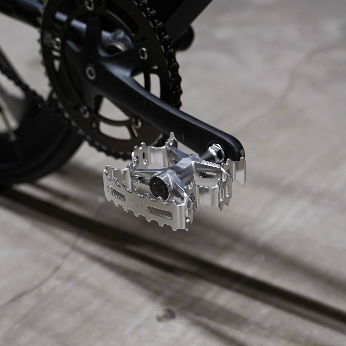 【MKS】AURORA pedal -Silver - LINKEY CYCLE【MKS】AURORA pedal -Silver-