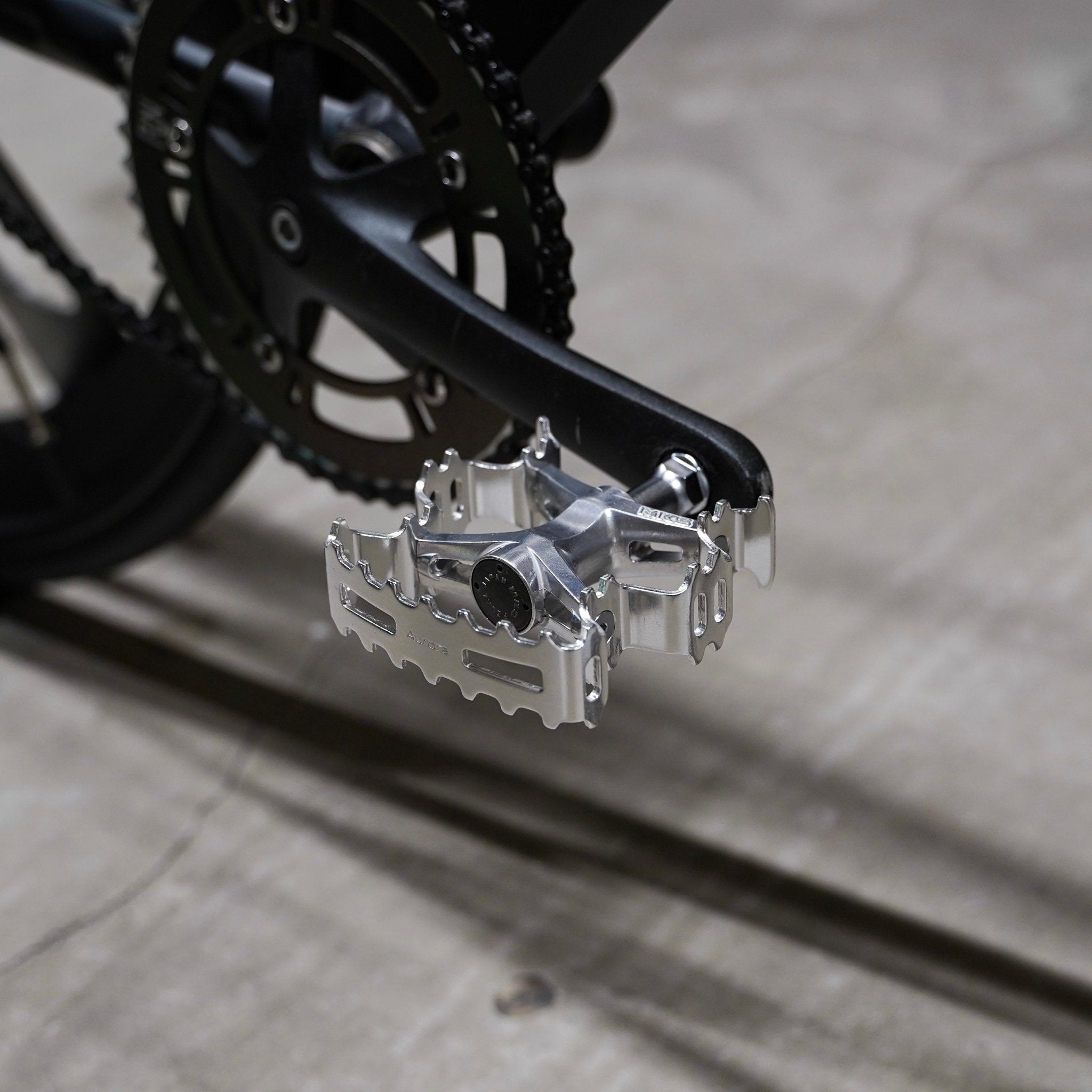 【MKS】AURORA pedal -Silver - LINKEY CYCLE【MKS】AURORA pedal -Silver-