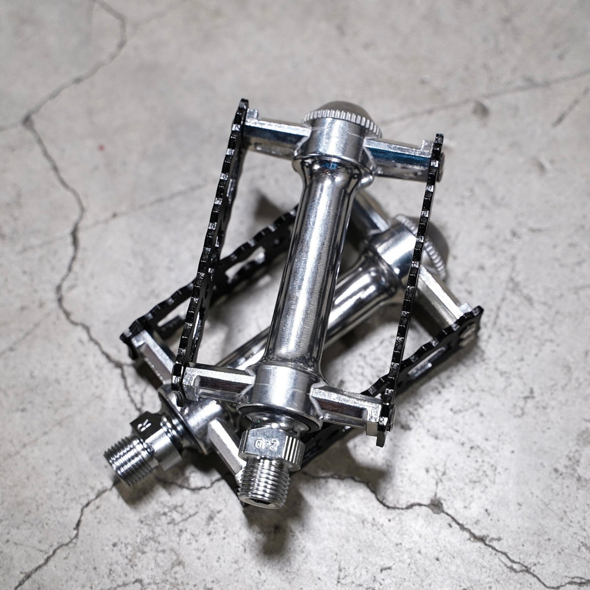 【MKS】SYLVAN TOURING pedal - Black/Silver - LINKEY CYCLE【MKS】SYLVAN TOURING pedal - Black/Silver - 