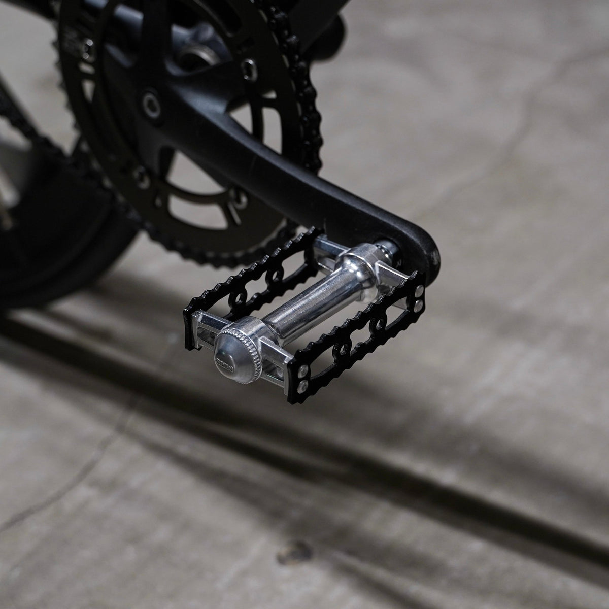 【MKS】SYLVAN TOURING pedal - Black/Silver - LINKEY CYCLE【MKS】SYLVAN TOURING pedal - Black/Silver - 