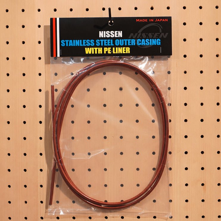 【NISSEN】BRAKE OUTER CABLE - Clear Brown - LINKEY CYCLE【NISSEN】BRAKE OUTER CABLE - Clear Brown - 