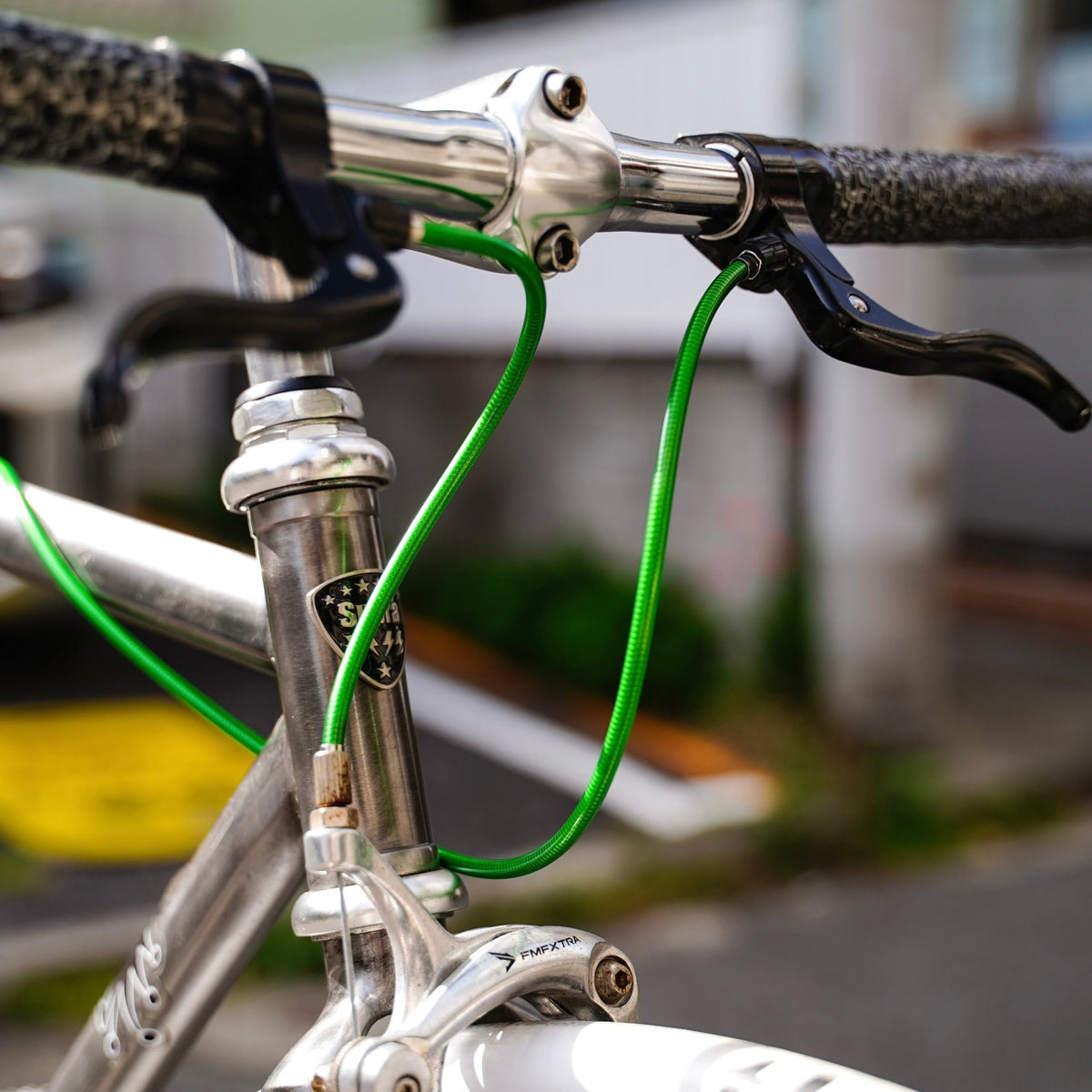 【NISSEN】BRAKE OUTER CABLE - Clear Green - LINKEY CYCLE【NISSEN】BRAKE OUTER CABLE - Clear Green - 