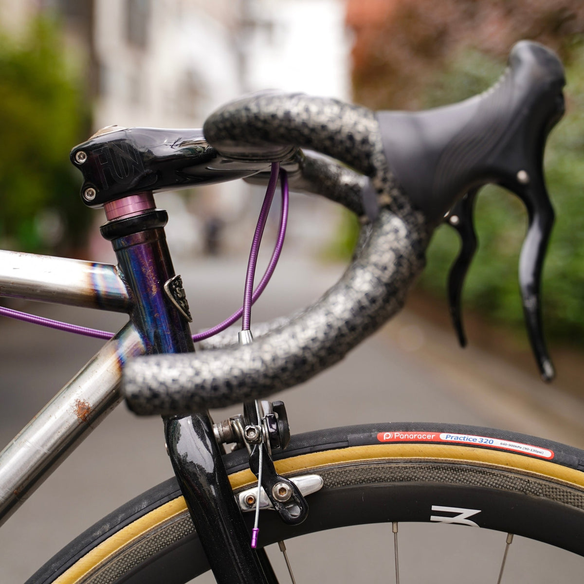 【NISSEN】BRAKE OUTER CABLE - Clear Purple - LINKEY CYCLE【NISSEN】BRAKE OUTER CABLE - Clear Purple - 
