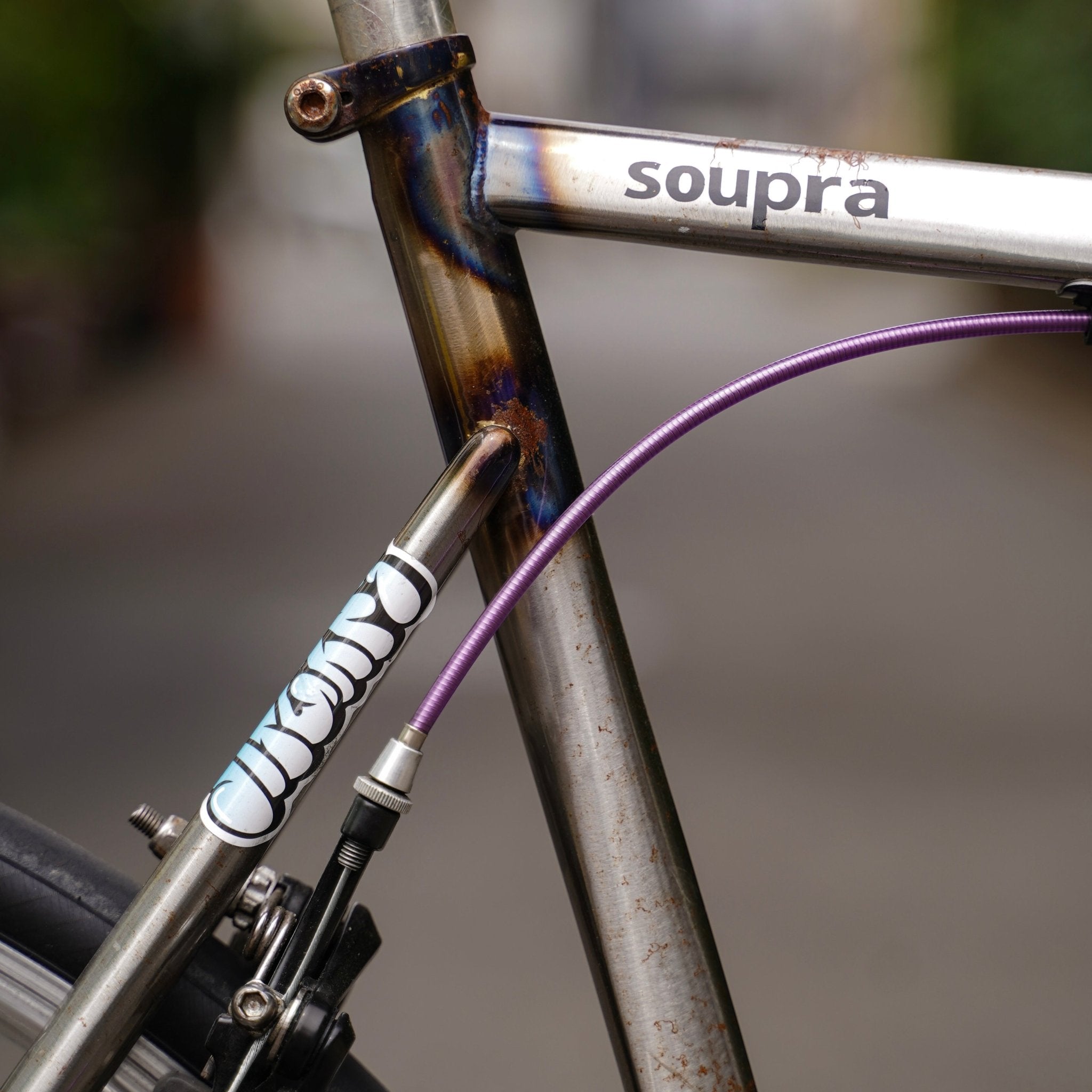 【NISSEN】BRAKE OUTER CABLE - Clear Purple - LINKEY CYCLE【NISSEN】BRAKE OUTER CABLE - Clear Purple - 