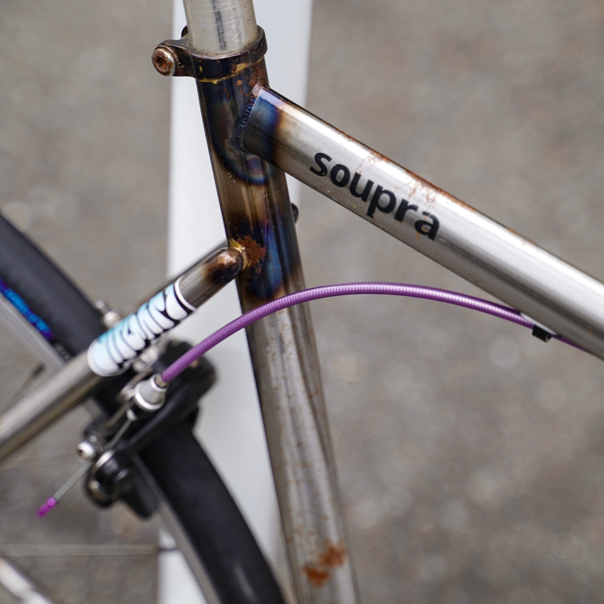 【NISSEN】BRAKE OUTER CABLE - Clear Purple - LINKEY CYCLE【NISSEN】BRAKE OUTER CABLE - Clear Purple - 
