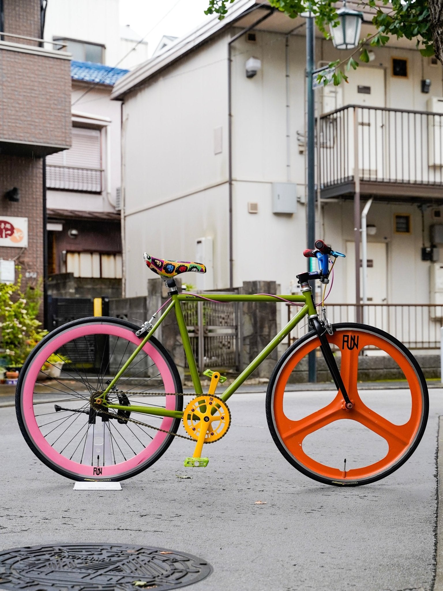 WHEEL FULL PAINT -GLOSS ORANGE- No.016 - LINKEY CYCLEWHEEL FULL PAINT -GLOSS ORANGE- No.016